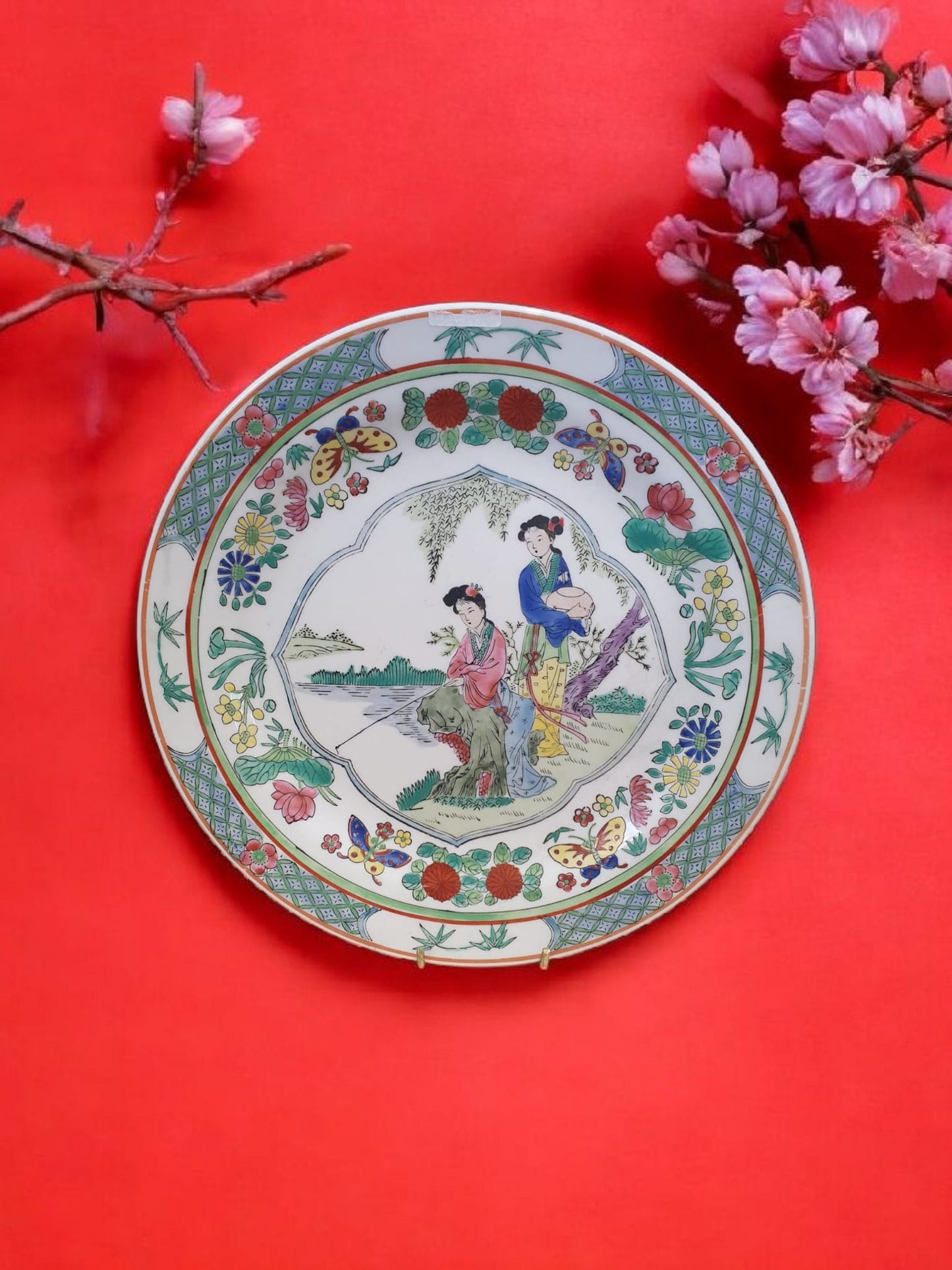 Teller Sammelteller China ca. 26cm Durchmesser