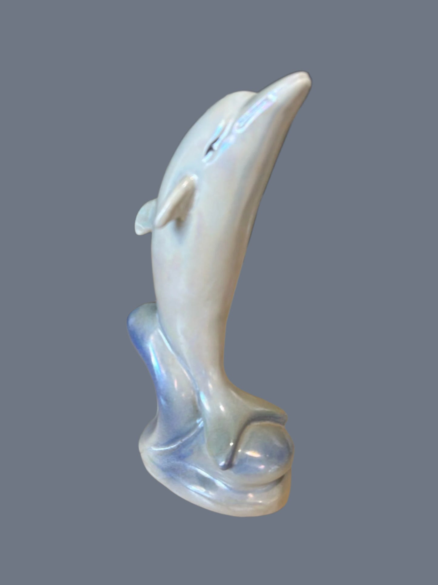 Delphin Porzellan Figur ca 19cm hoch