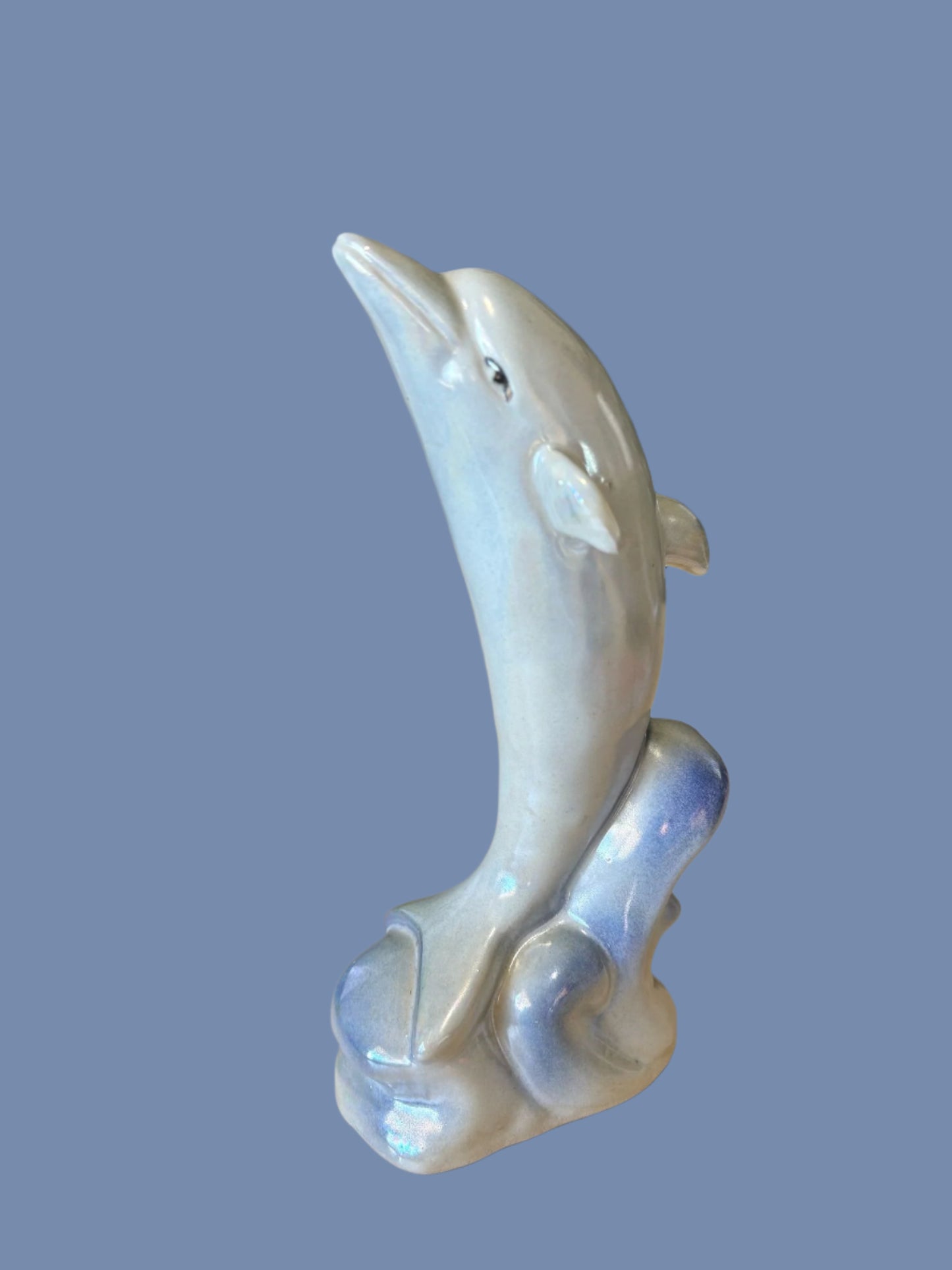 Delphin Porzellan Figur ca 19cm hoch