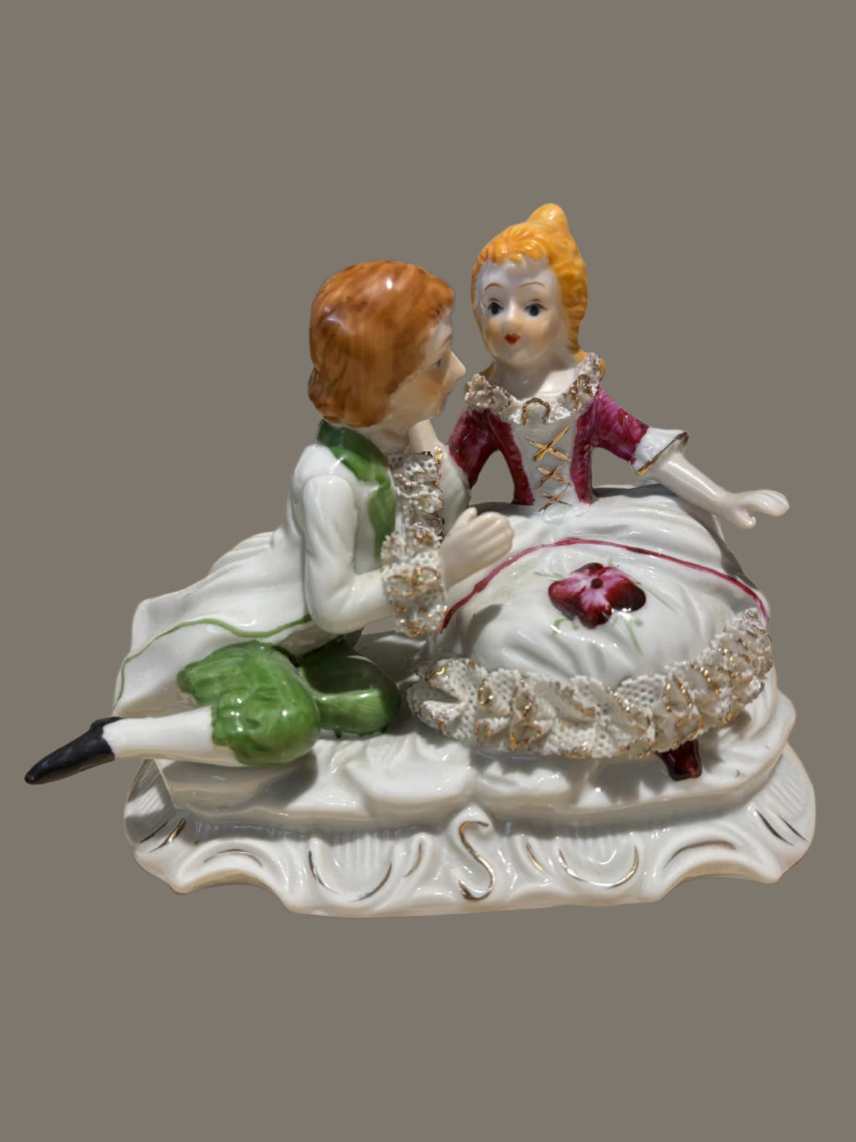Porzellan Pärchen Figur ca. 16 cm