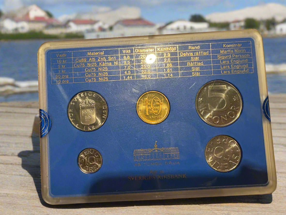 2 Set schwedische Münzen