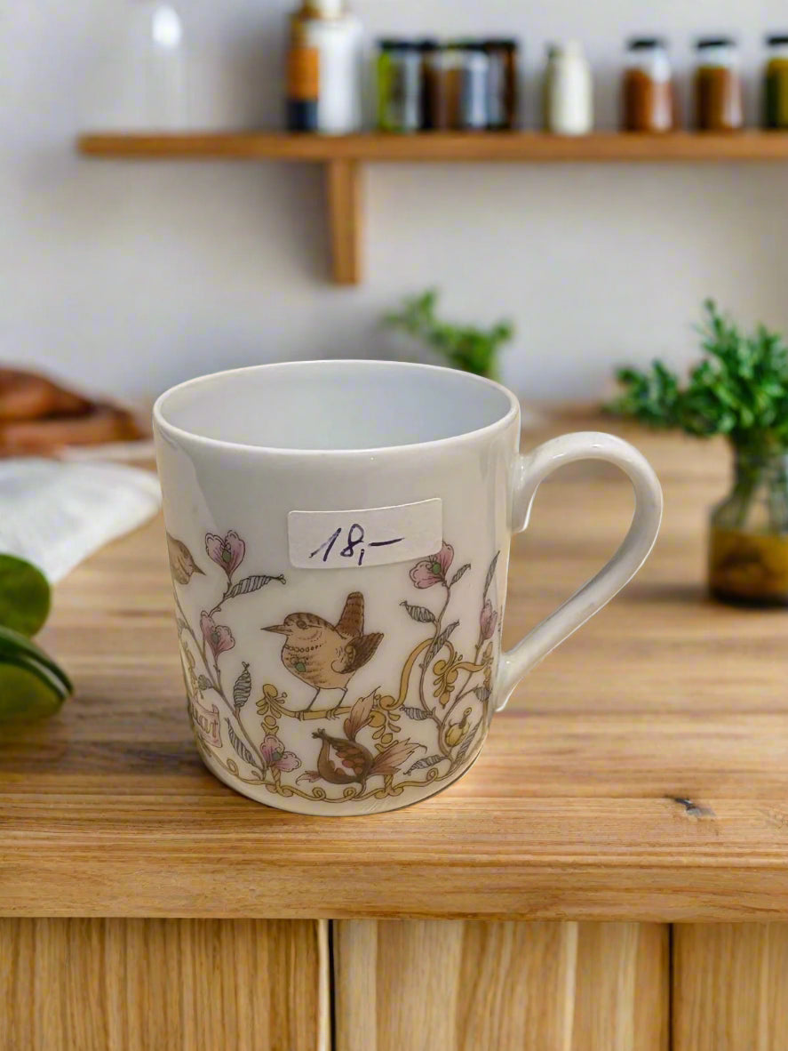 Kaffeeservice mit Vogeldesign