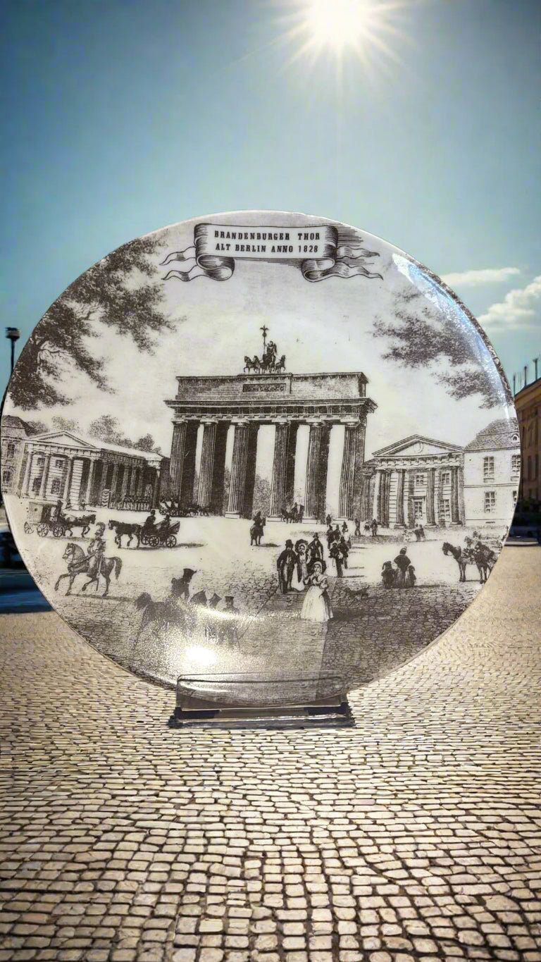 Porzellanteller Brandenburger Tor 1828