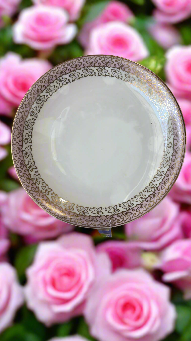 Porzellan Set mit pinken Details