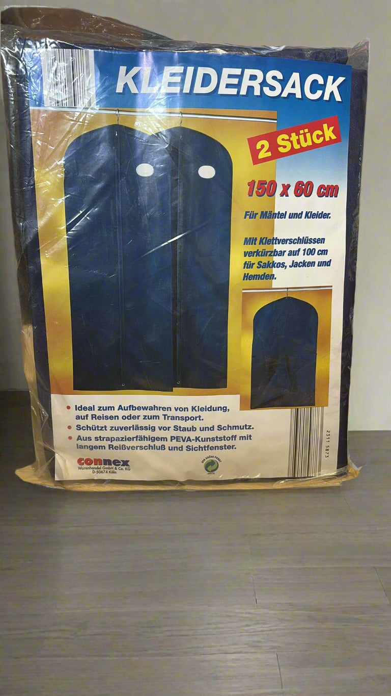 Kleidersäcke 2 Stück 150 x 60 cm