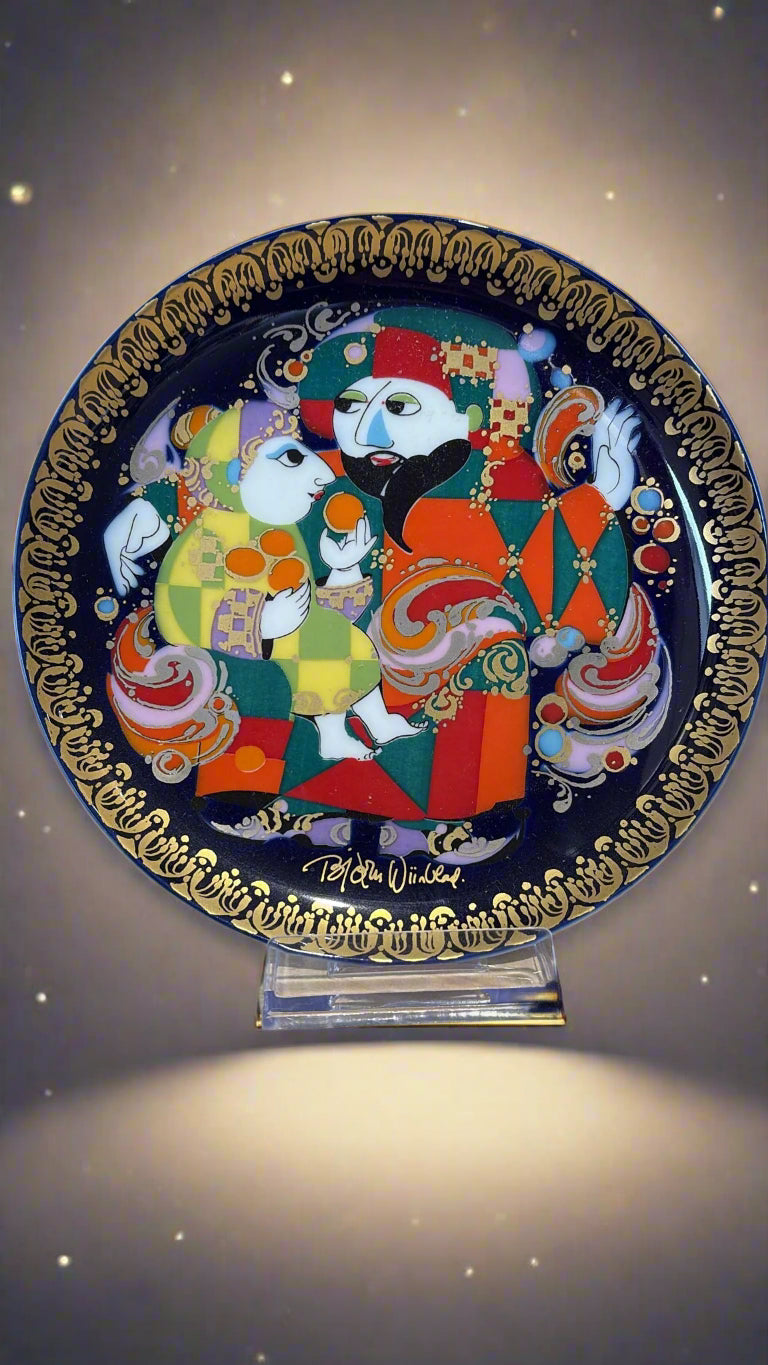 4 Sammelteller der Serie Aladin und die Wunderlampe 3 ca. 16 cm