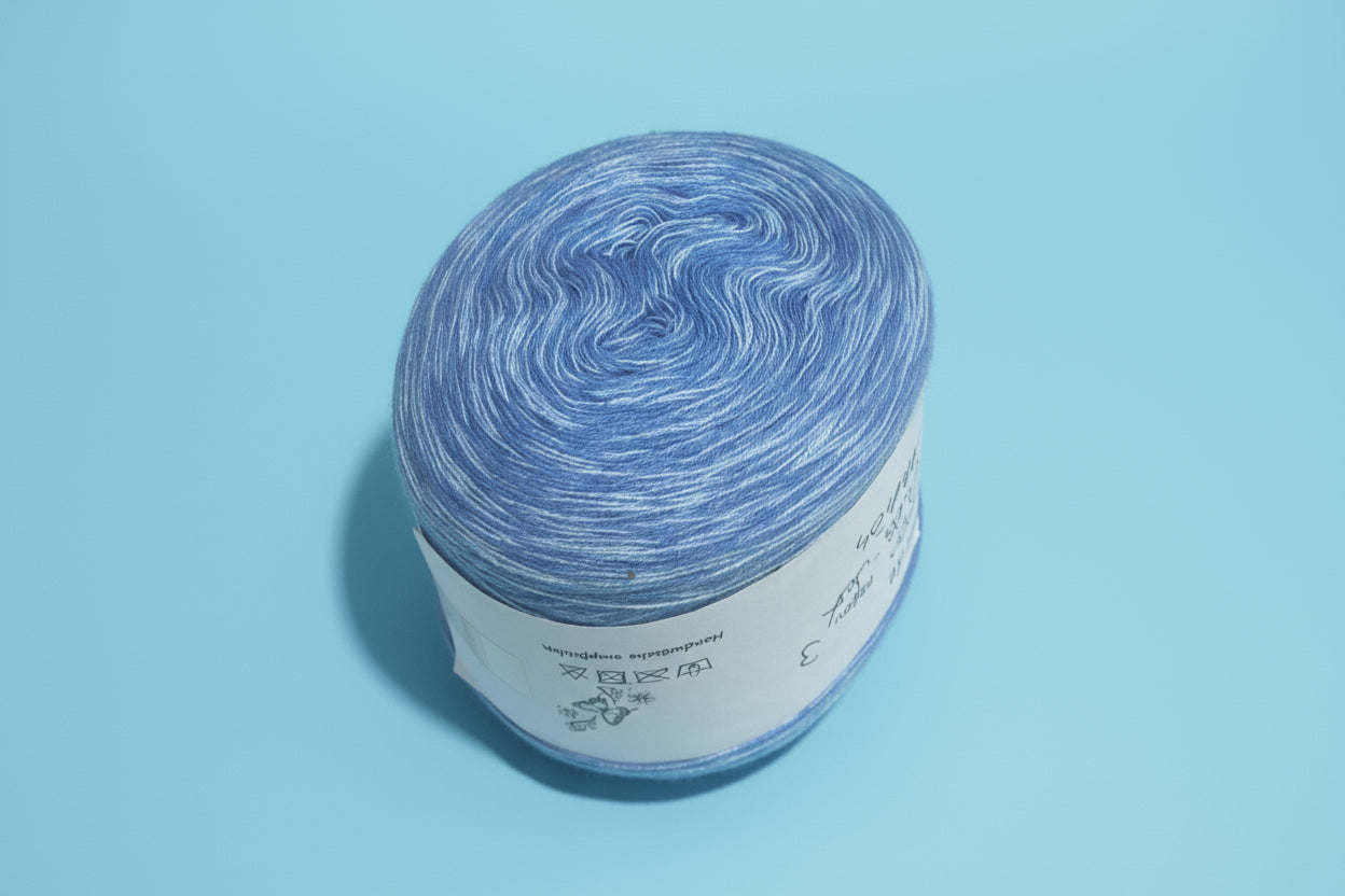 3- Fädiges Garn ,, Himmelbild"