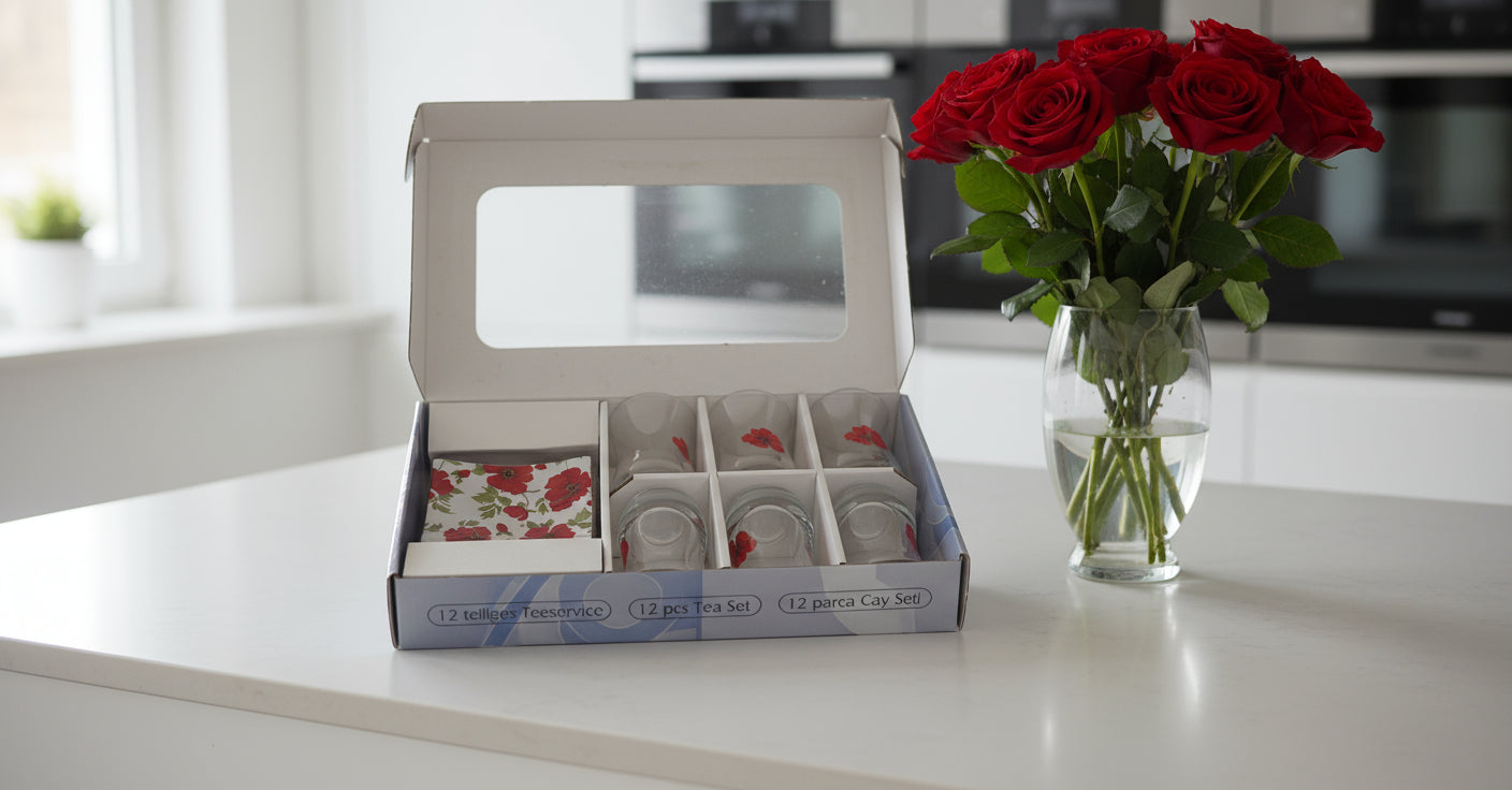 12 teiliges Teeservice von Dolphin