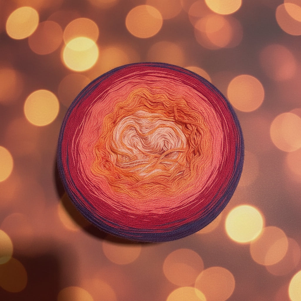 4-Fädiges Garn ,, Feuerblume".