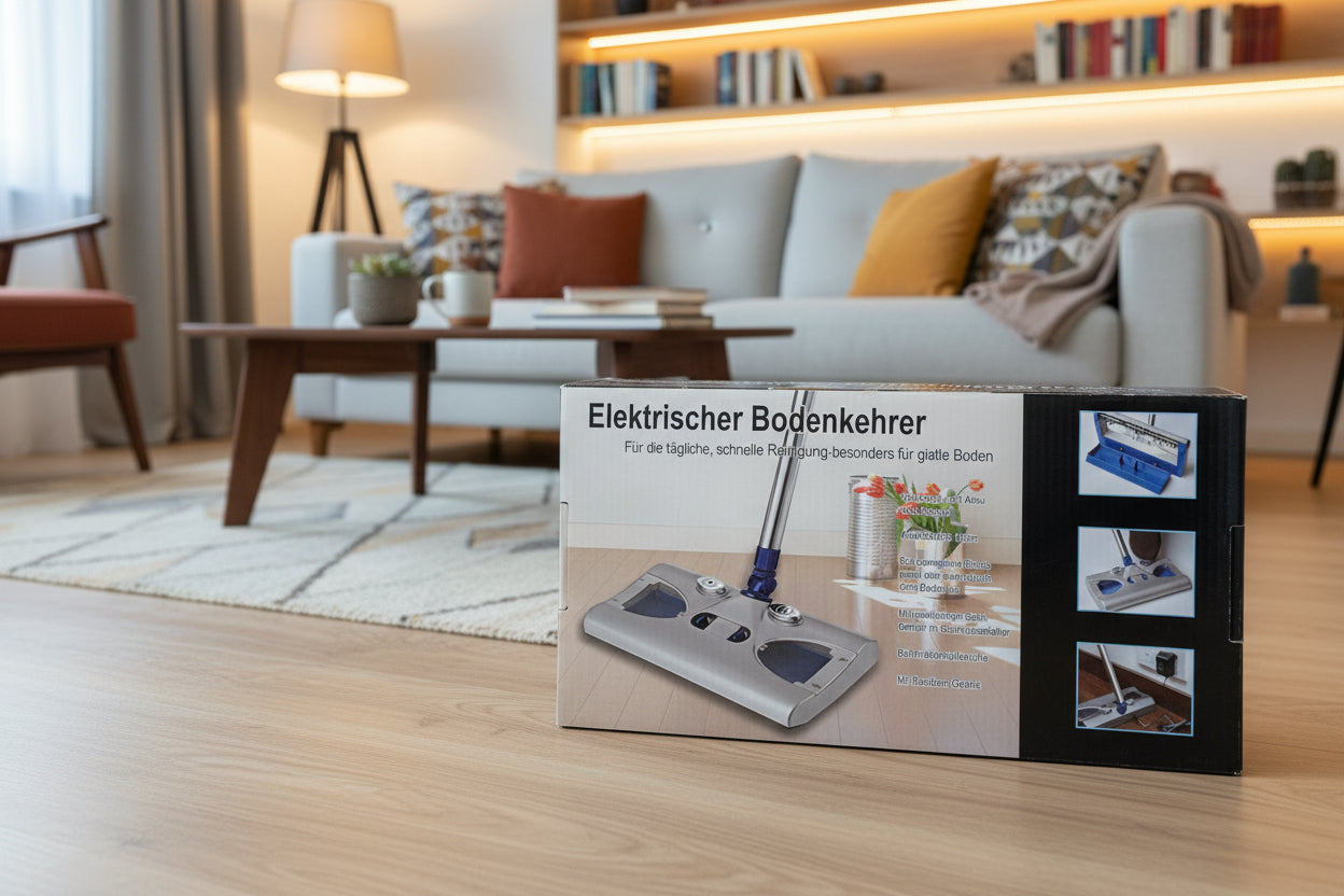 Elektrischer Bodenkehrer.