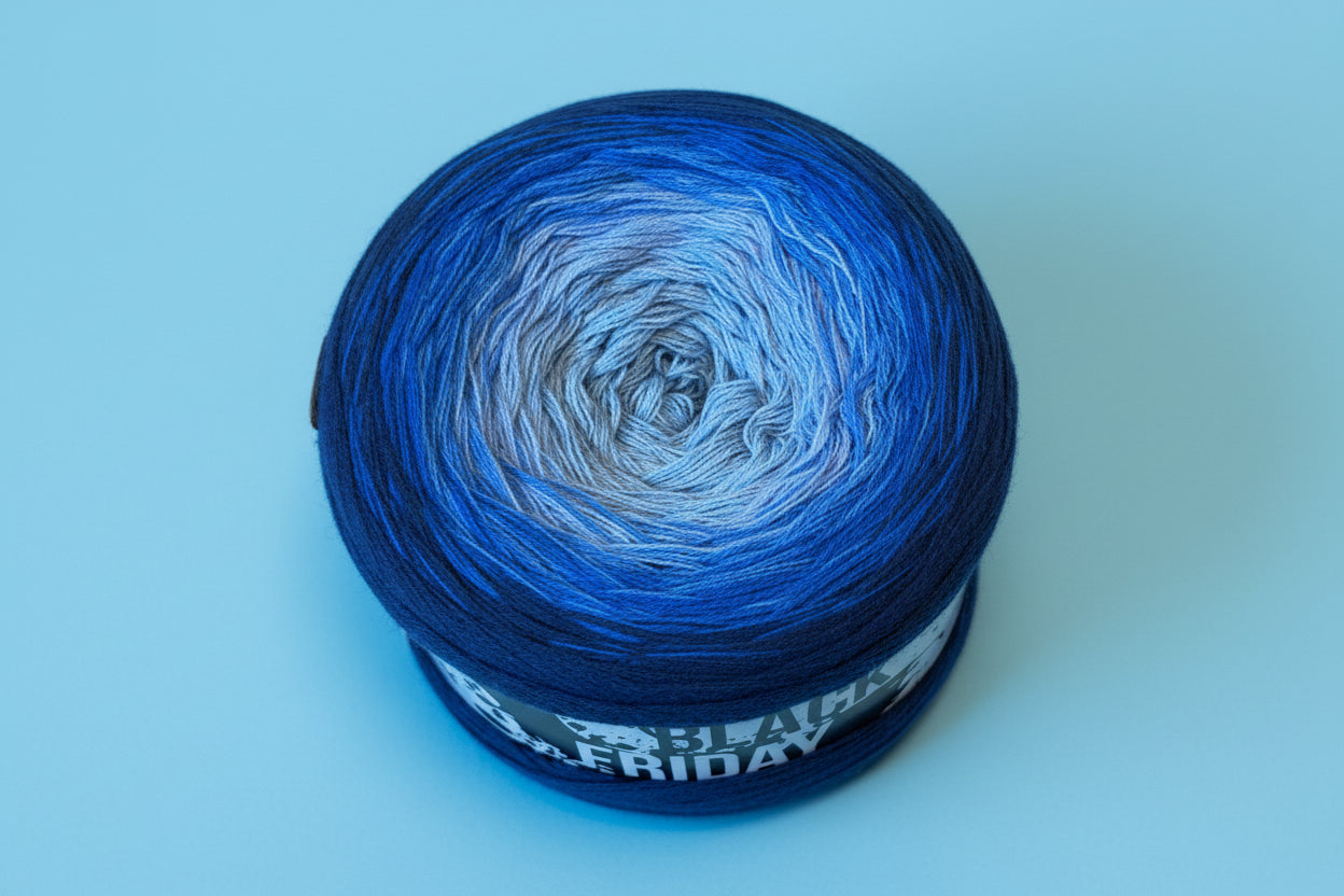 Blaues Garn ,, Blueberry"