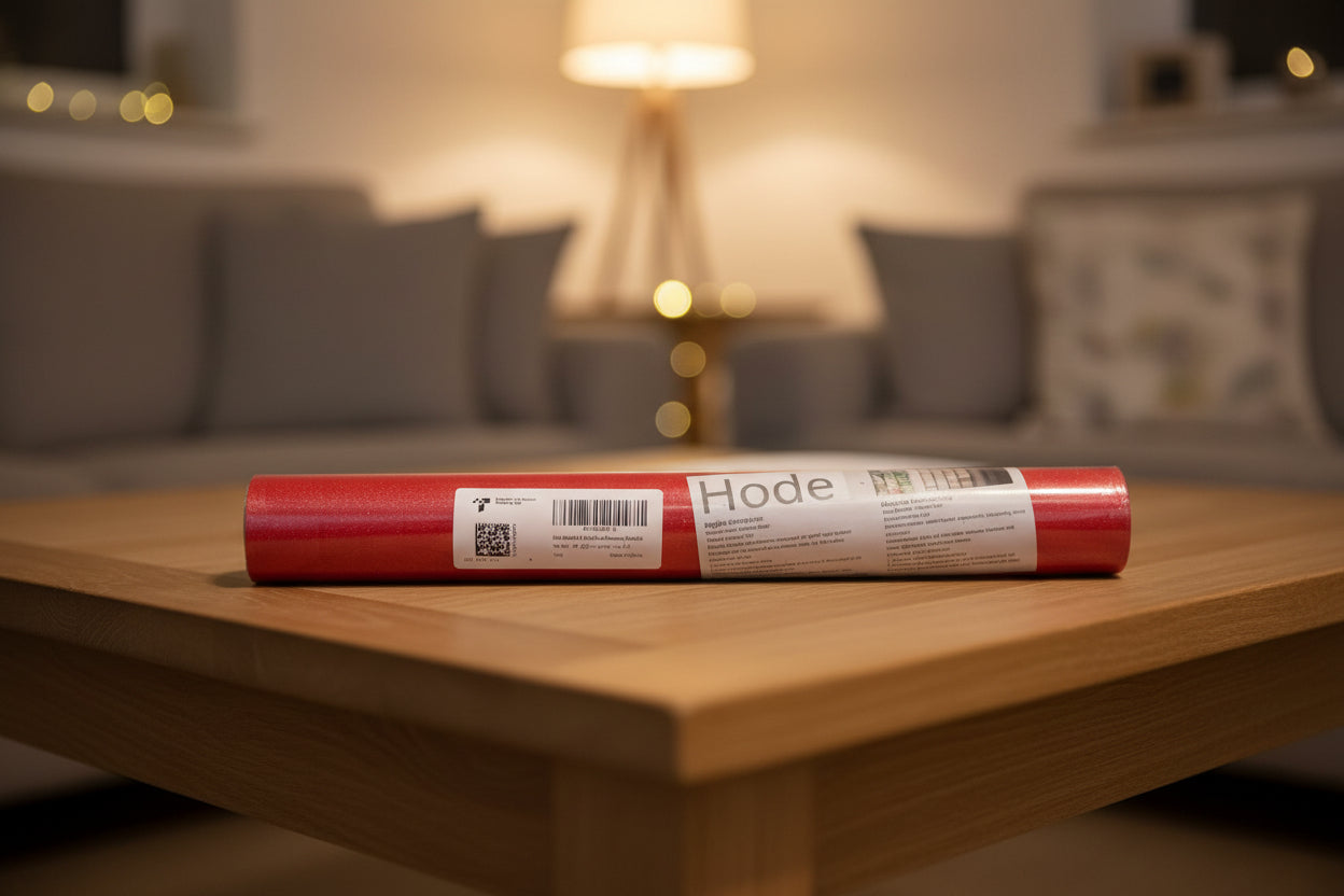 Rote Dekorfolie der Marke Hode