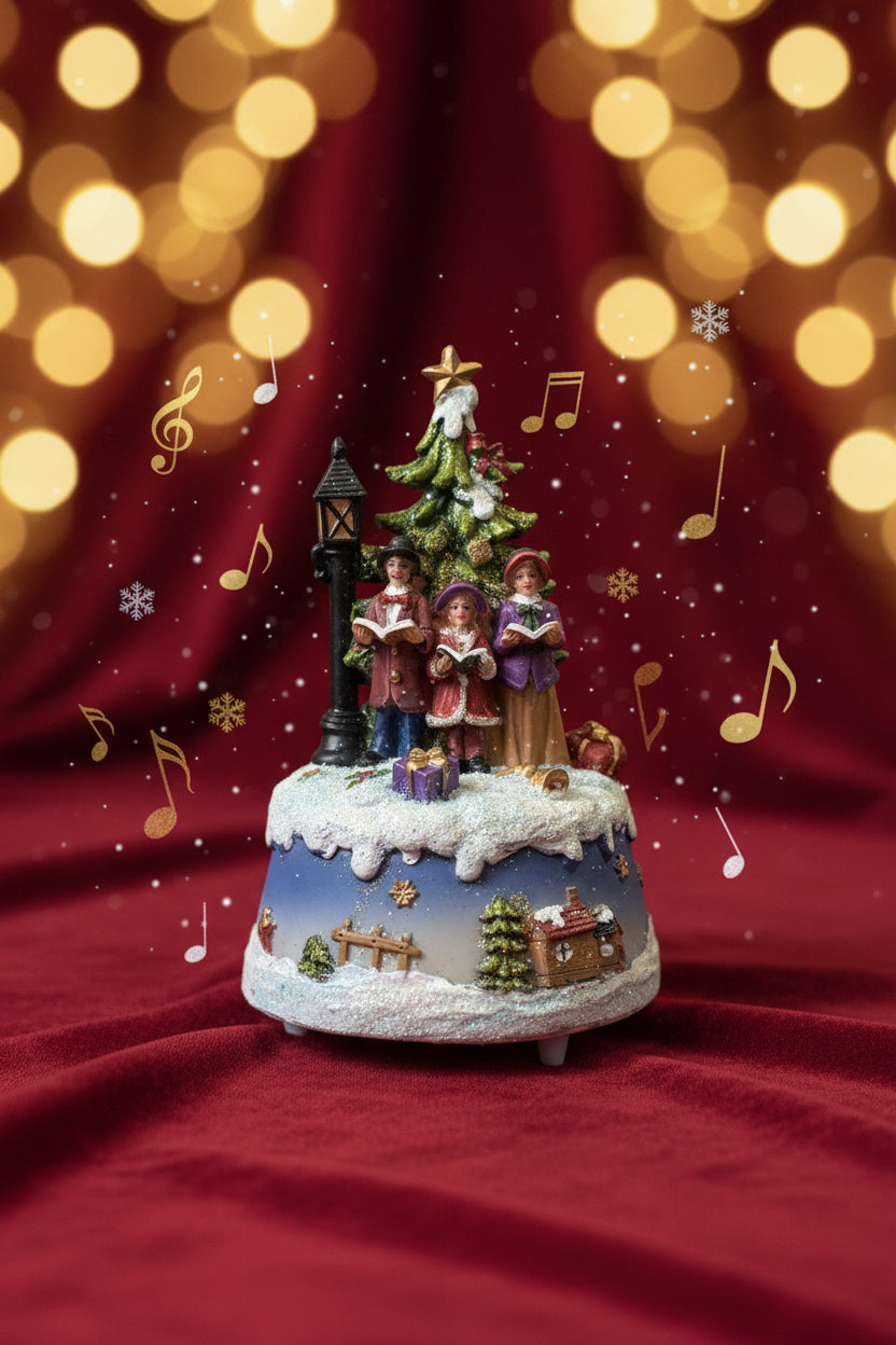 Weihnachts-Spieluhr ca. 15 cm hoch