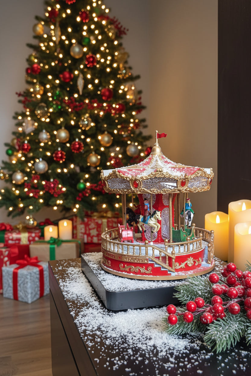 Animiertes Weihnachtskarussell