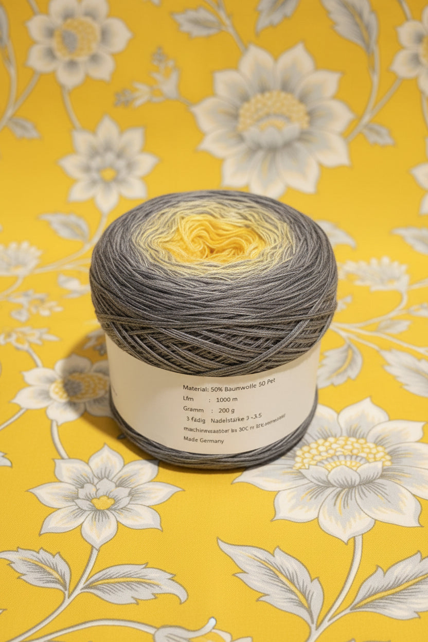 3-Fädiges Garn ,, Butterblume"