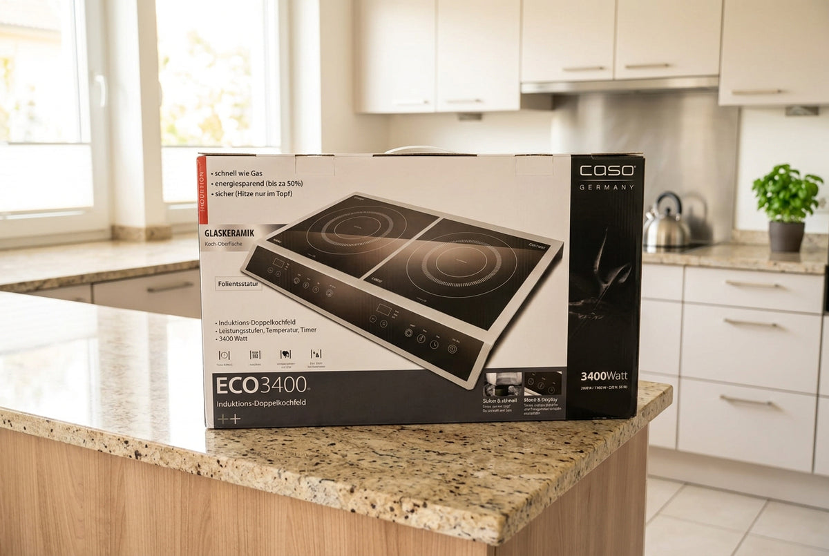 Induktions-Doppelkochfeld 3400 Watt