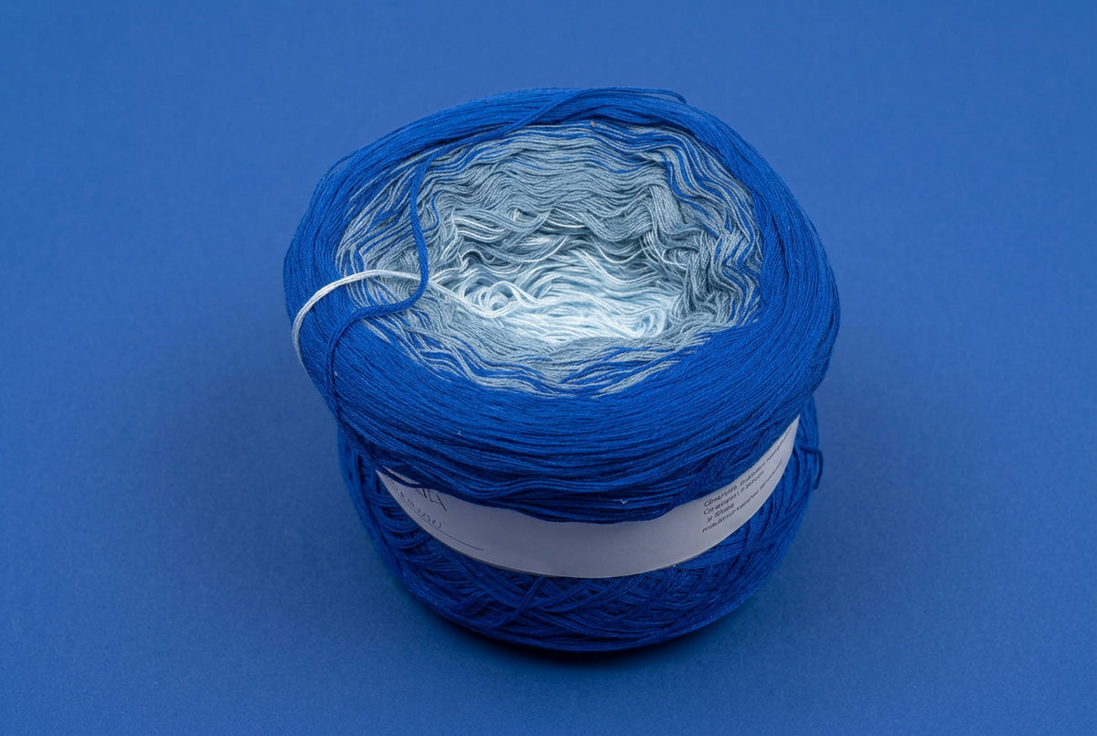 4-Fädiges Garn ,, Blue Moon"