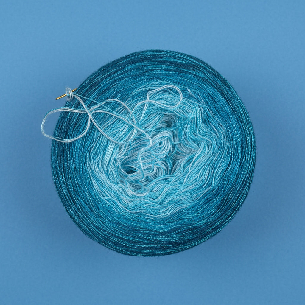 3-Fädiges Garn ,, waves"