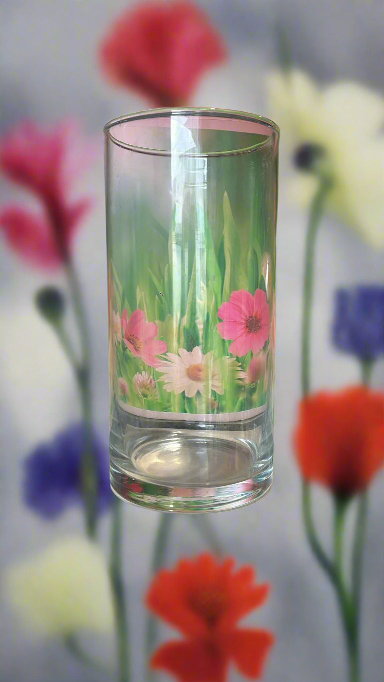 Glas Vase ca. 23 cm