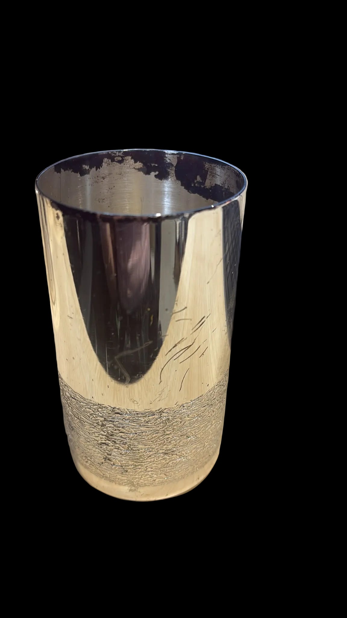 Versilberter Becher ca. 11 cm hoch