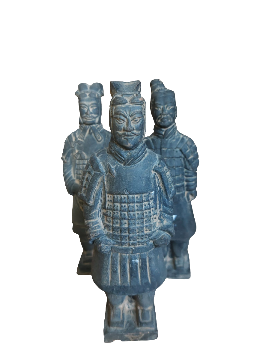 Terrakotta Krieger ca. 16cm 3 Stück