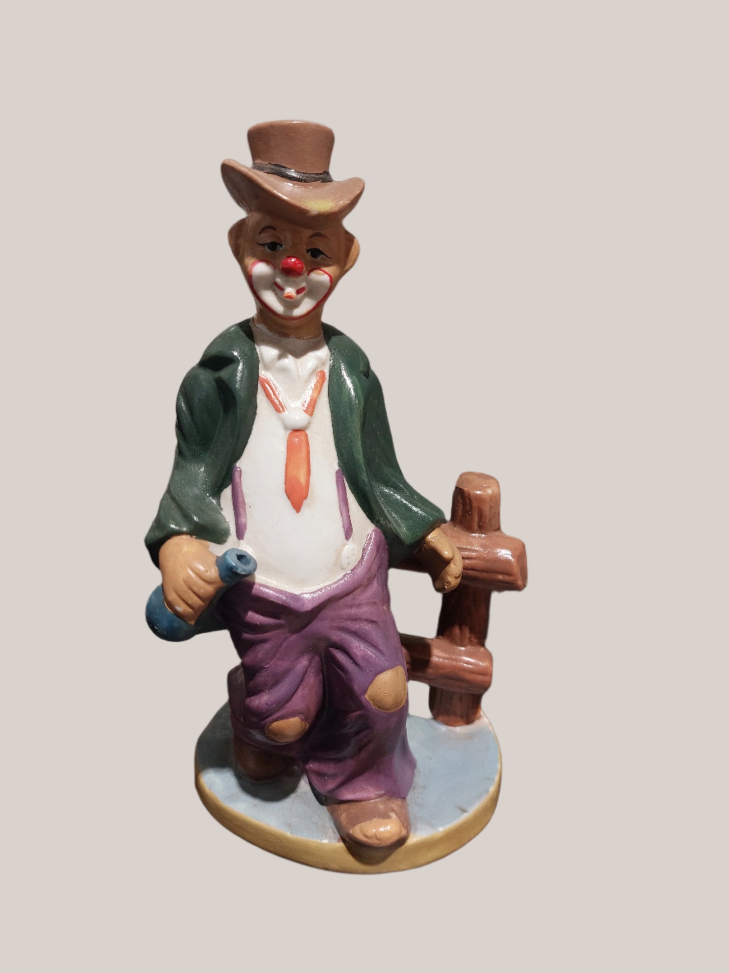 Clown Trinker Porzellan