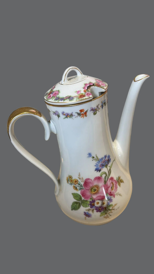 Porzellan Kaffeekanne ca. 22 cm