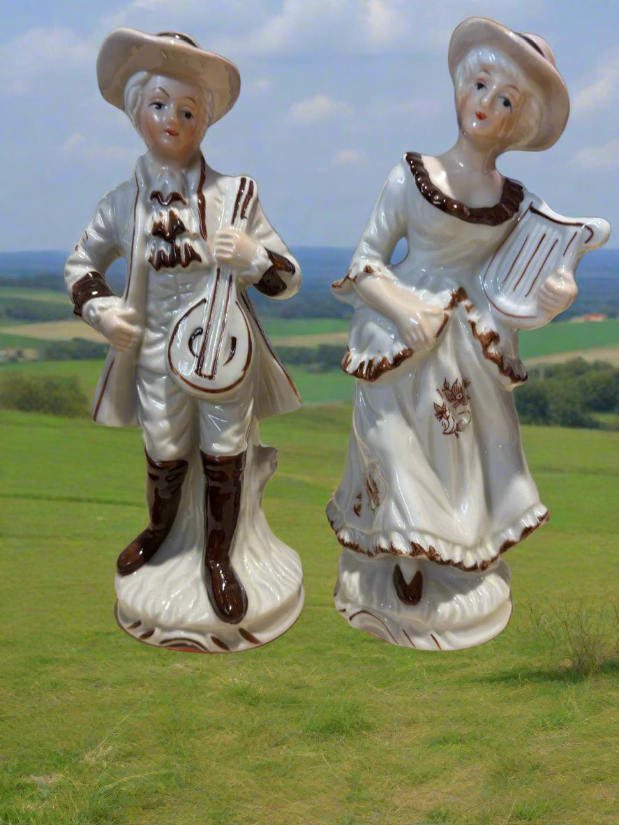 Porzellan Figuren Set ca. 18 cm