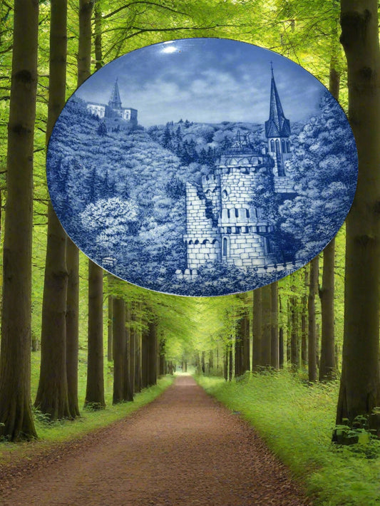 Sammelteller "Löwenburg Herkules in Kassel" ca. 27 cm
