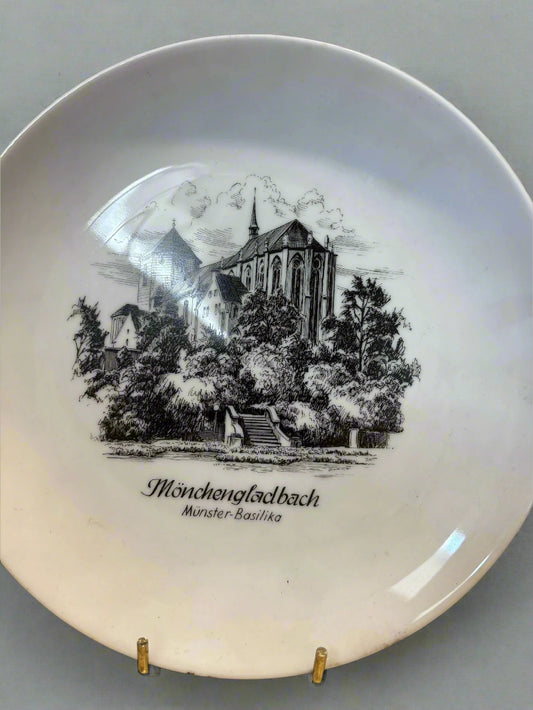 Porzellan Teller Mönchengladbach ca. 20 cm
