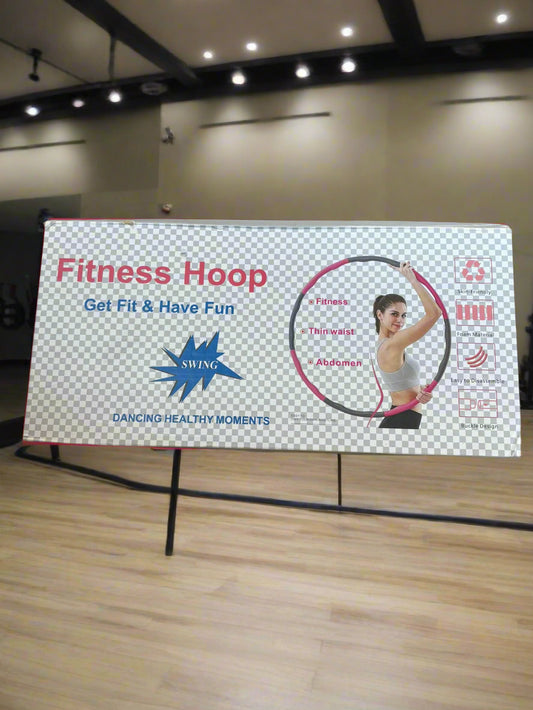Pink-grauer Hula Hoop Reifen
