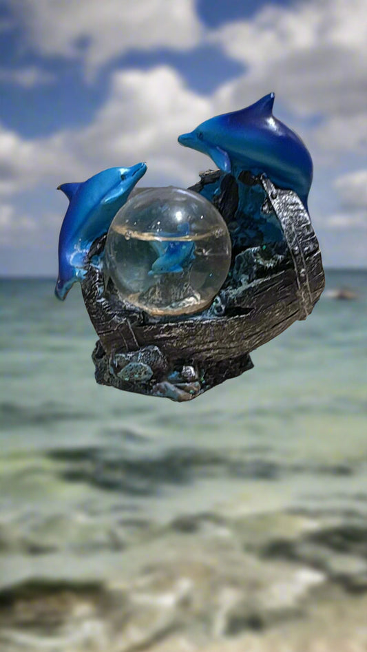 Delfin Schneekugel ca. 8 cm