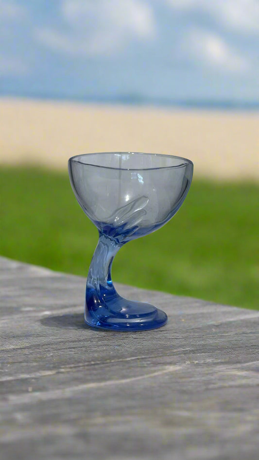 6er-Set blaue Dessertschalen ca. 14 cm hoch