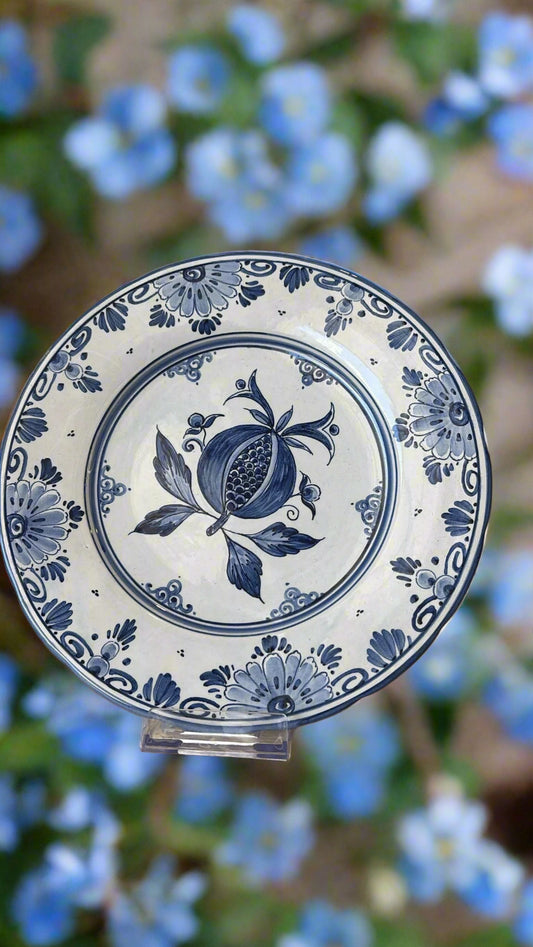 Delfter Blauer Porzellan Teller ca. 17 cm