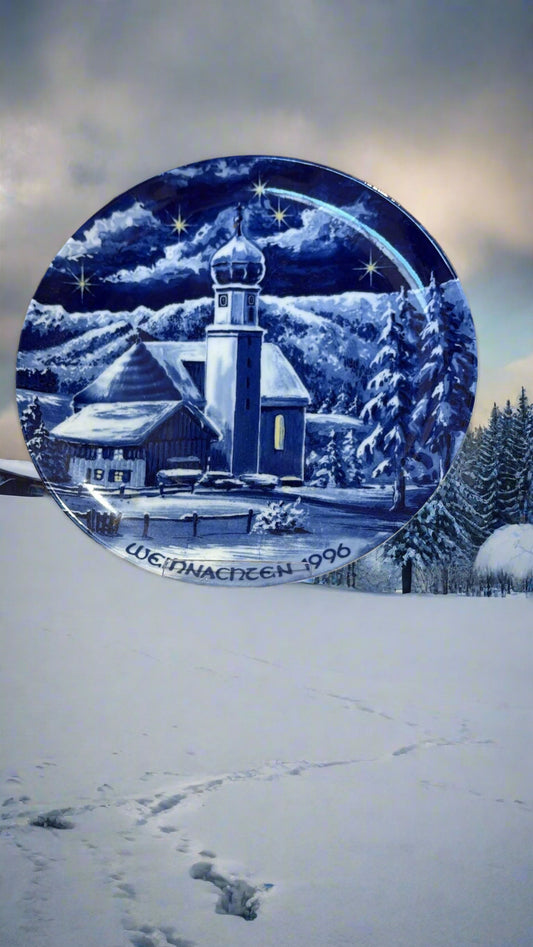 Wandteller Pfarrkirche St. Michael Weihnachten 1996
