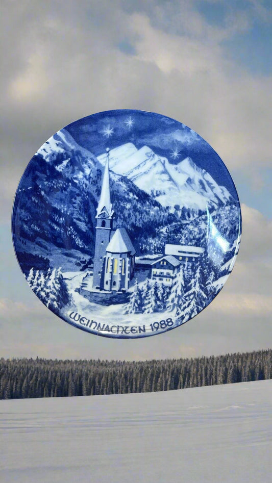 Wandteller Wallfahrtskirche Weihnachten 1988