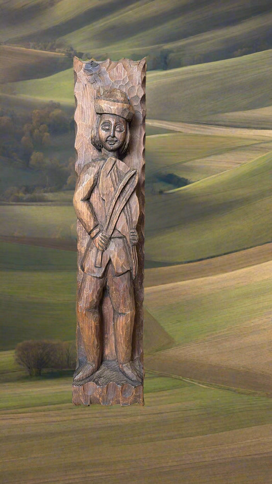 Geschnitzte Holzfigur ca.51 cm