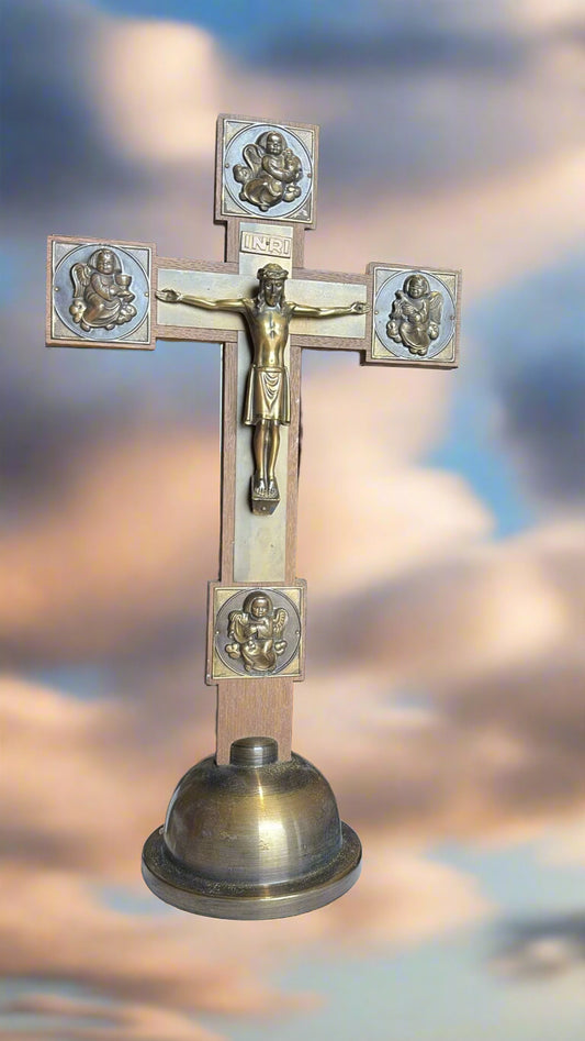 Holz Kreuz mit Jesus ca. 44 cm hoch