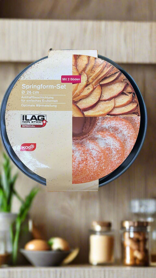 Springform-Set mit 2 Böden 26 cm