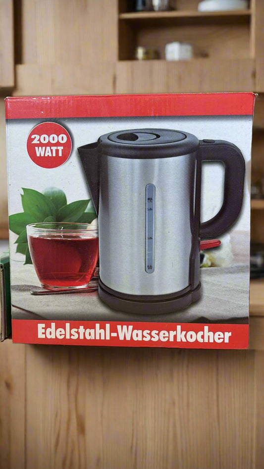 Edelstahl- Wasserkocher 2000 Watt