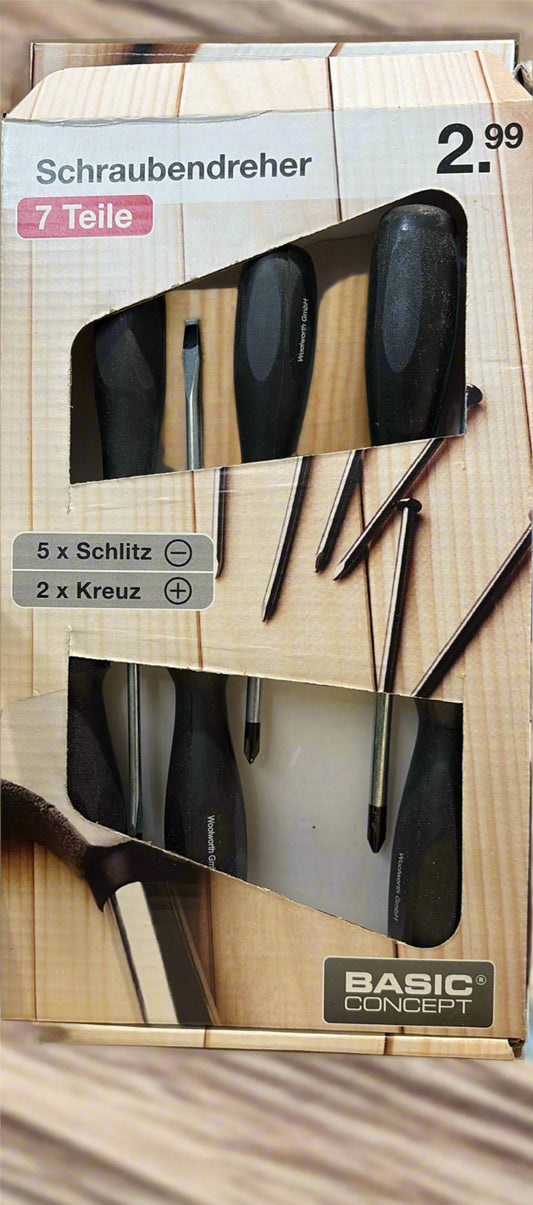 Schraubendreher 7 Teile