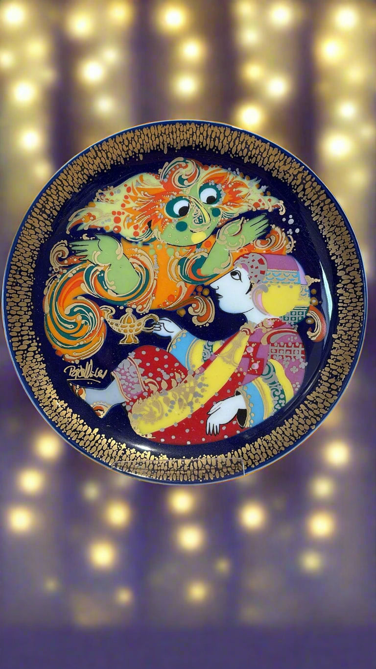 4 Sammelteller der Serie Aladin und die Wunderlampe 3 ca. 16 cm