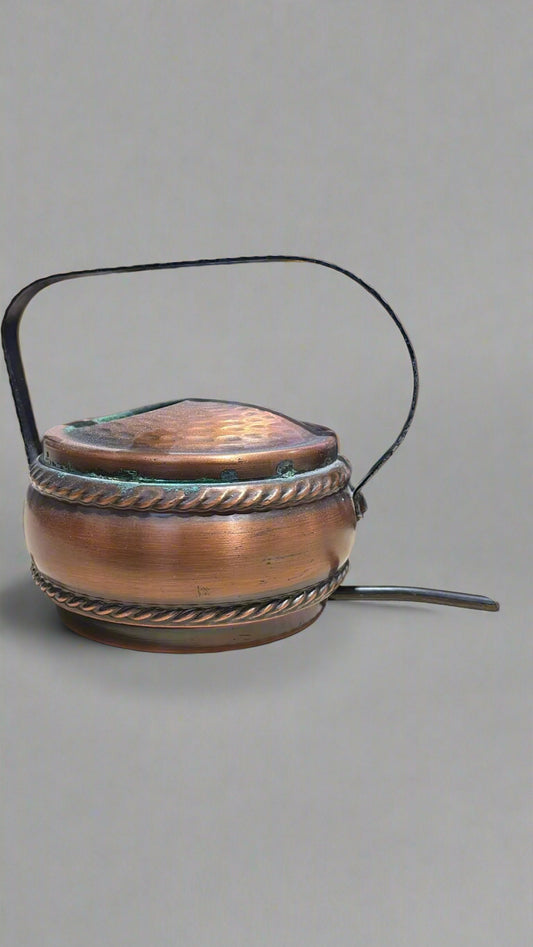 Antiker Teekessel aus Kupfer ca. 20 cm