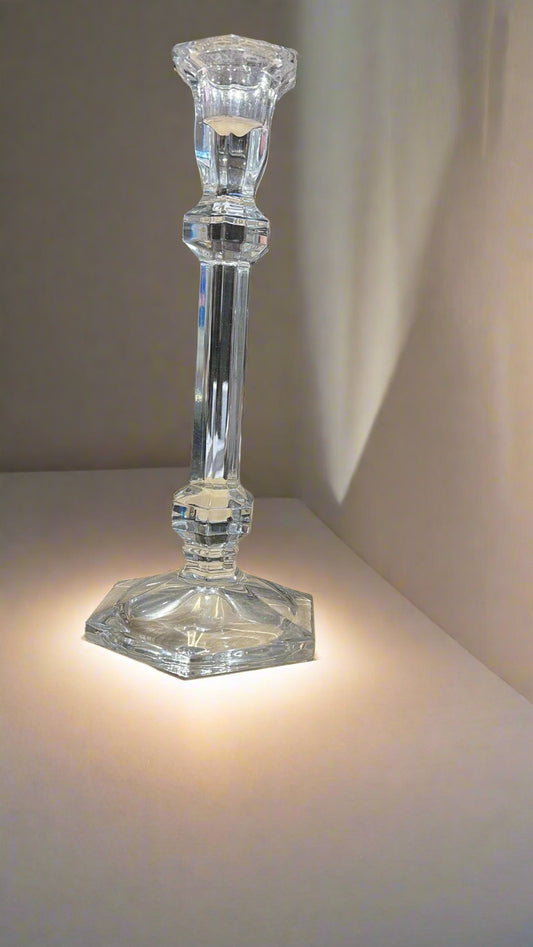 Kristall-Kerzenhalter ca. 23 cm