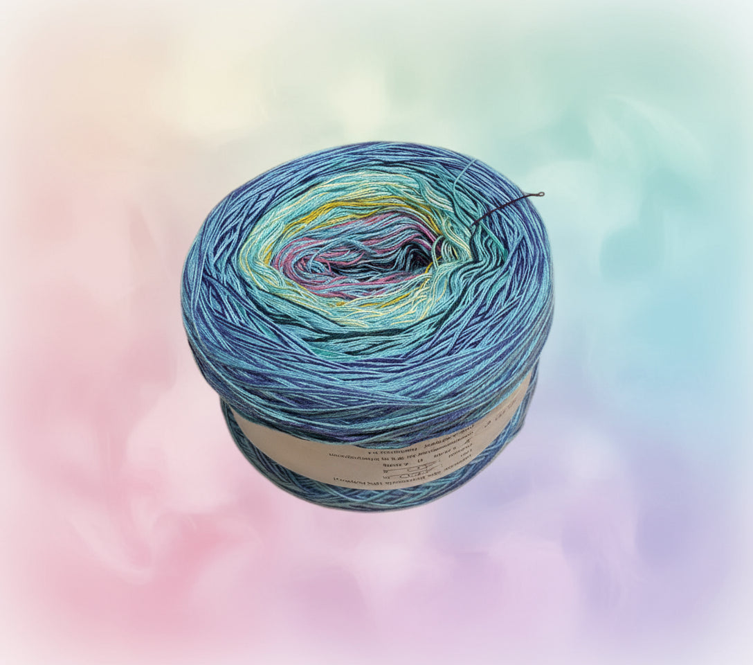 3- Fädiges Garn ,, Gradient Colours"