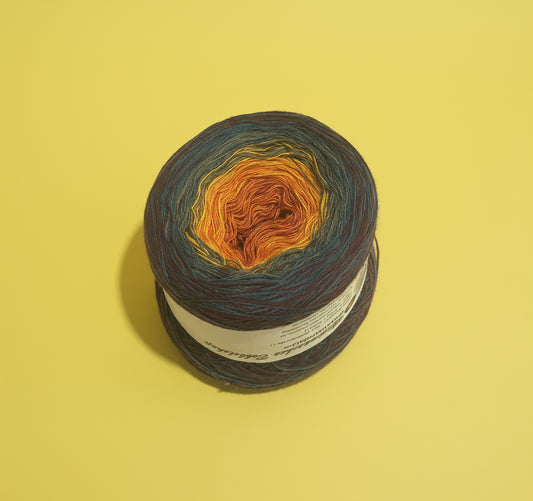 3- Fädiges Garn ,, Nordic Rainbow"