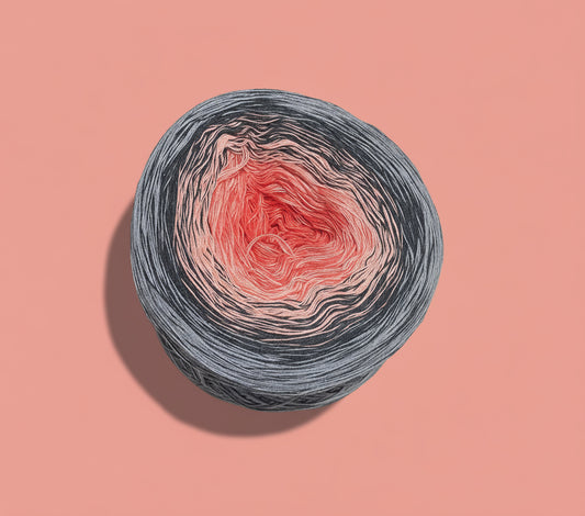 4-Fädiges Garn ,, Salmon"