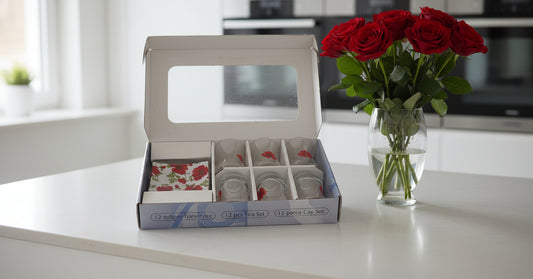 12 teiliges Teeservice von Dolphin