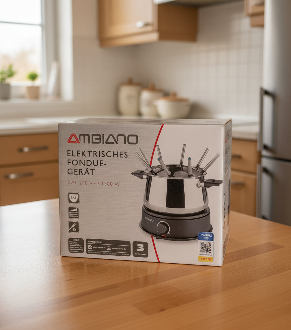 Elektrisches Fondue Gerät 220- 240 V 1500 W.