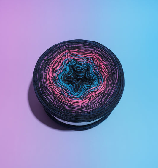 4-Fädiges Garn ,, Mystic night"